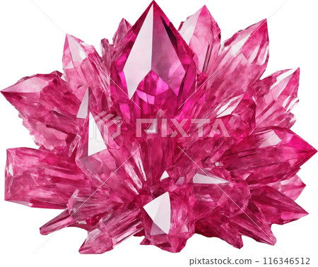 粉紅色水晶 116346512