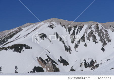 Early May on the Tateyama Kurobe Alpine Route: Mount Masago as seen from Tateyama Murododaira Early May on the Tateyama Kurobe Alpine Route: Mount Masago as seen from Tateyama Murododaira 116346565