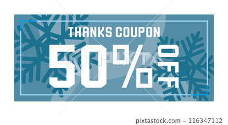 Colorful and pop coupon tickets with a winter theme Colorful and pop coupon tickets with a winter theme 116347112