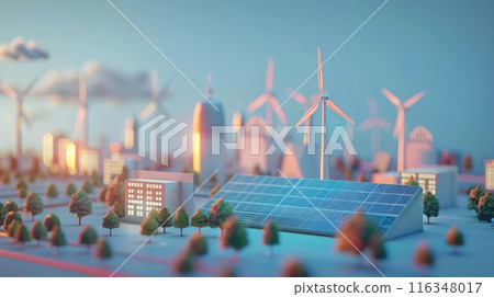 Hybrid Power Plant System with Solar Cells and Wind Turbines Hybrid Power Plant System with Solar Cells and Wind Turbines 116348017