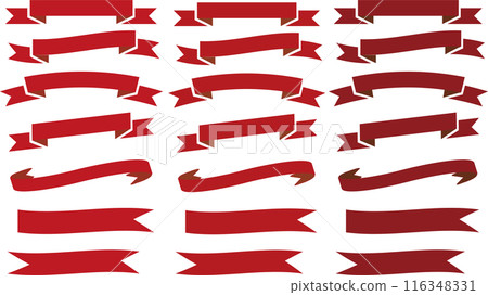 簡單的紅絲帶框架材質套裝 簡單的紅絲帶框架材質套裝 116348331