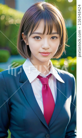 high school student, high-school student, high school girl 116348424