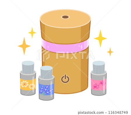 Illustration material of aroma diffuser and aroma oil (wooden, wood-like, pink, purple) Illustration material of aroma diffuser and aroma oil (wooden, wood-like, pink, purple) 116348749