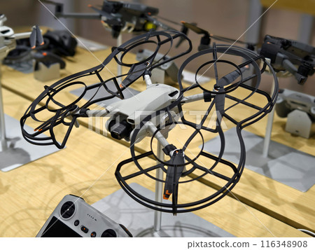 Modern drone for video and photo in the light store 116348908
