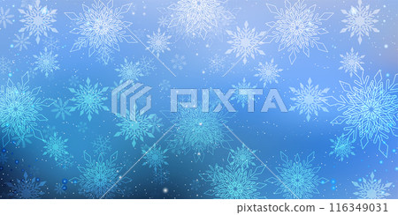 Snow Christmas winter light background 116349031