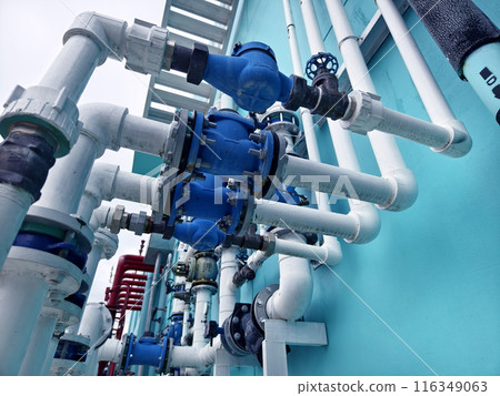 Header pipes valve zone and fire alarm control system at industrial plants Header pipes valve zone and fire alarm control system at industrial plants 116349063