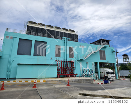 Header pipes valve zone and fire alarm control system at industrial plants 116349102