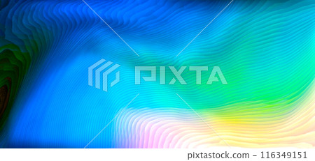 溫度分佈圖狀抽象紋理，具有從深藍色到亮白色蜿蜒的樹環狀條紋。 116349151