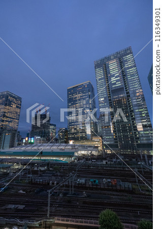 東京站夜景 東京站夜景 116349301
