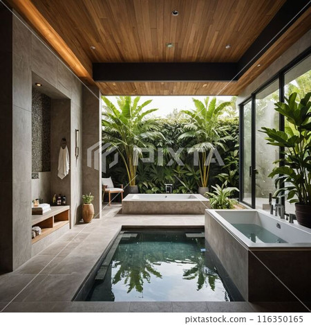 Open-air bath Open-air bath 116350165