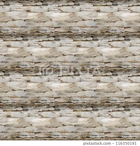 Wooden rough bark texture seamless pattern. Watercolor vintage style painted illustration. Tree trunk seamless pattern natural element 116350191