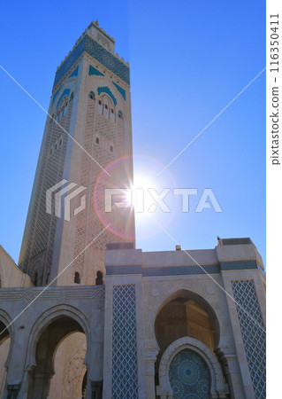 Mosque in Casablanca, Morocco 116350411