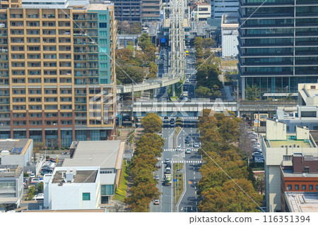 [千葉縣千葉市] 從上方看城市景觀 116351394