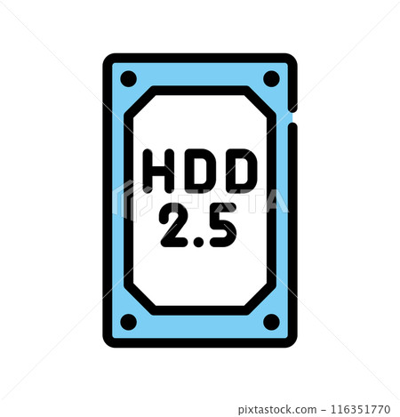 Hard disk HDD icon 116351770
