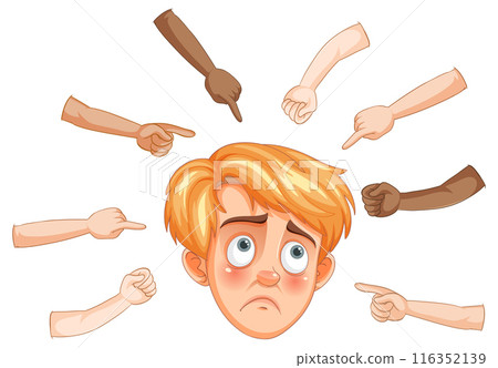 Accusation and Blame Illustration 116352139