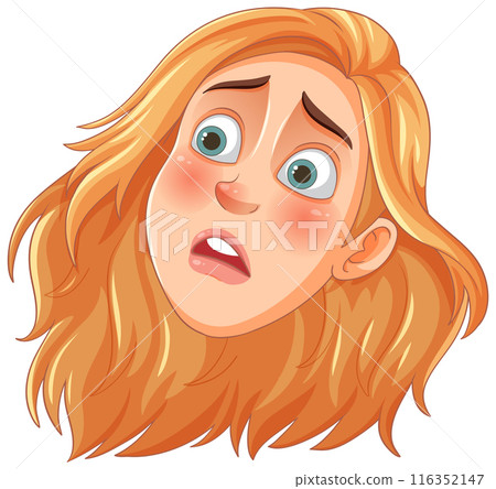 Surprised Woman with Red Hair Surprised Woman with Red Hair 116352147