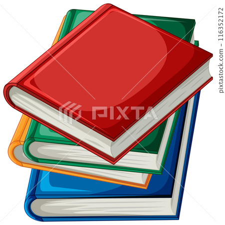 Stack of Colorful Books Stack of Colorful Books 116352172