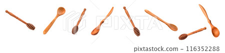 Wooden spoon isolated on a white background with clipping path Wooden spoon isolated on a white background with clipping path 116352288