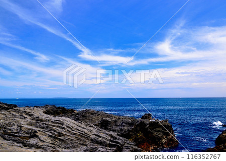 Scenery of the Jogashima coast on the Miura Peninsula Scenery of the Jogashima coast on the Miura Peninsula 116352767