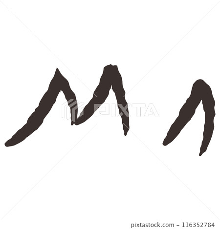 Simple grass hand drawn illustration 116352784