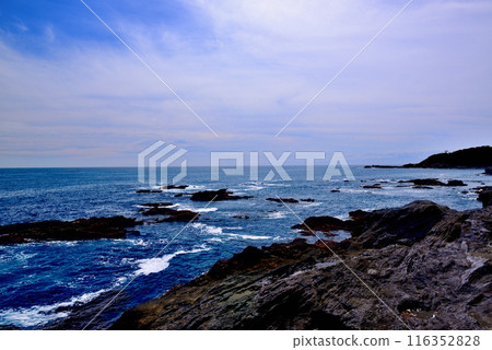 Scenery of the Jogashima coast on the Miura Peninsula 116352828