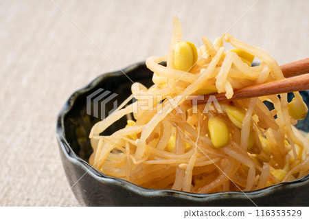 Eat bean sprout namul 116353529