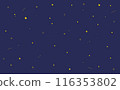 Simple starry sky background 116353802