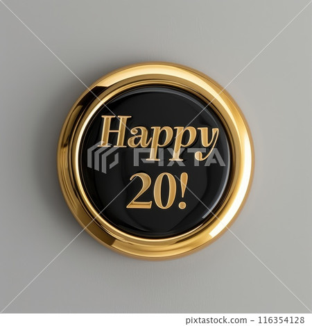 Congratulatory text: a special message with good wishes and congratulations for the 20th anniversary, reminding you of the importance of the day and wishing you happiness. 116354128