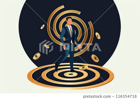 Emblem for finance: symbolizing stability, growth, and trust in financial services, investments, banking, and economic prosperity Emblem for finance: symbolizing stability, growth, and trust in financial services, investments, banking, and economic prosperity 116354718