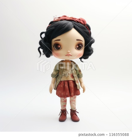 The timeless doll isolate on a white background : a beloved toy and keepsake, representing innocence and creativity, capturing the essence of tradition and the magic of play The timeless doll isolate on a white background : a beloved toy and keepsake, representing innocence and creativity, capturing the essence of tradition and the magic of play 116355088