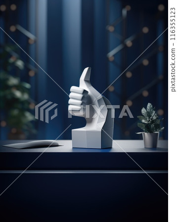 3d like, A sign of admiration and preference, expressions of liking and sympathy, Digital display of gratified emotion. 3d like, A sign of admiration and preference, expressions of liking and sympathy, Digital display of gratified emotion. 116355123