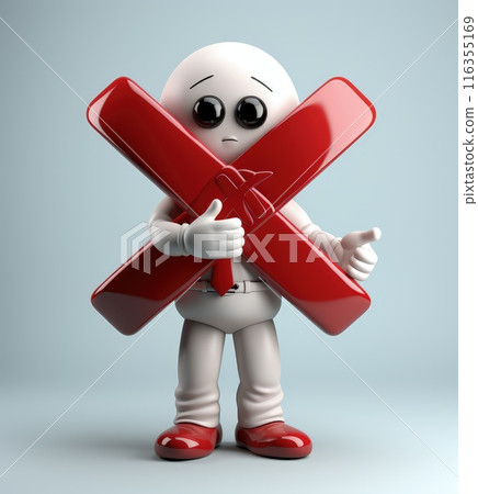 Banning entry: a 3d prohibition concept with a red x sign, a virtual warning symbolizing restricted access for banners and websites, ensuring digital safety and control in a visually impactful design Banning entry: a 3d prohibition concept with a red x sign, a virtual warning symbolizing restricted access for banners and websites, ensuring digital safety and control in a visually impactful design 116355169