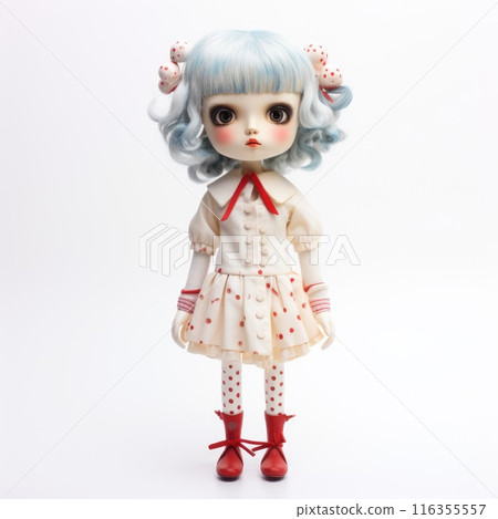 The timeless doll isolate on a white background : a beloved toy and keepsake, representing innocence and creativity, capturing the essence of tradition and the magic of play The timeless doll isolate on a white background : a beloved toy and keepsake, representing innocence and creativity, capturing the essence of tradition and the magic of play 116355557