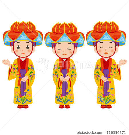 Ryusou flower hat women's set Ryusou flower hat women's set 116356871