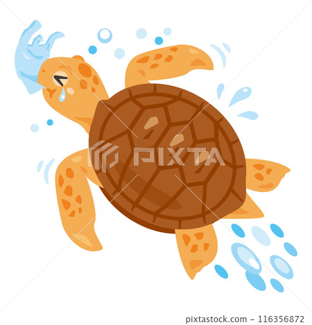 Sea turtles eat trash, mistaking it for food 116356872