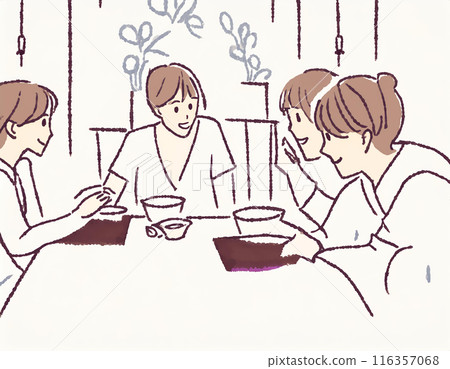 Family / Illustration material 116357068