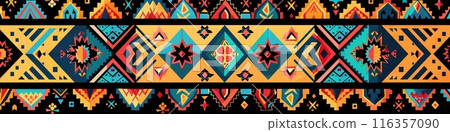 Traditional Peruvian native design pattern 116357090