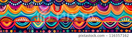 Traditional South America Peruvian native design 116357162