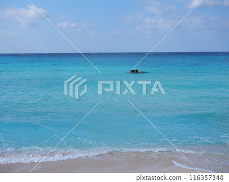 17END 藍色的海和沙灘/沖繩縣宮古島市（下地島）12 116357348