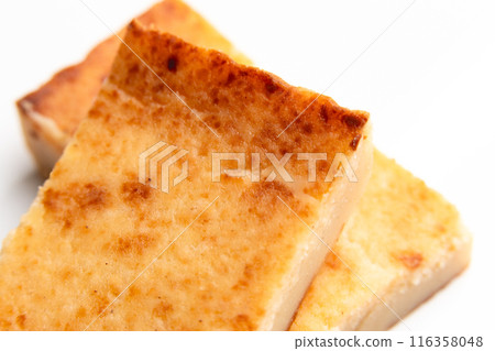 Quesada pasiega typical sweet dessert from Cantabria isolated on balcony background 116358048