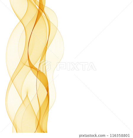 Smooth wave flow. Color wave. abstract design. eps 10 116358801