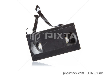 classic VHS video tape isolated on a white background 116359304