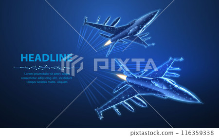Fighter jet. Military aircraft, Aerospace innovation, AI in Air defense 116359338