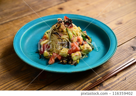 日式鮪魚冷義大利麵 日式鮪魚冷義大利麵 116359402