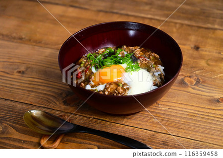 Mabo Eggukuro on rice 116359458