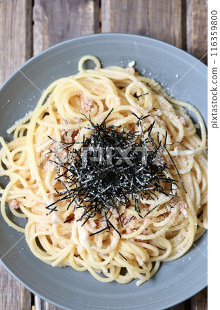 Homemade Tarako Butter Spaghetti Japanese-style Pasta 116359800