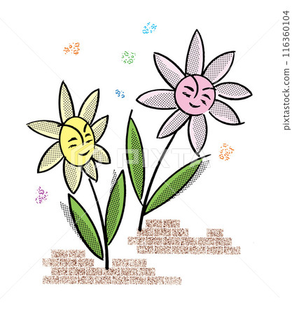 花壇花的插圖 116360104