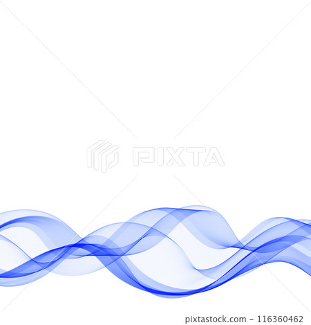 blue wave abstraction. Brochure Template. eps 10 116360462