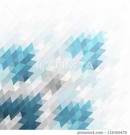 Abstract Blue and Gray Triangle Background, Vector Illustration. eps 10 116360478
