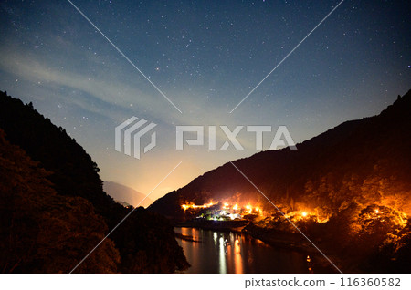 丹澤看到的星空，山村的夜空 116360582